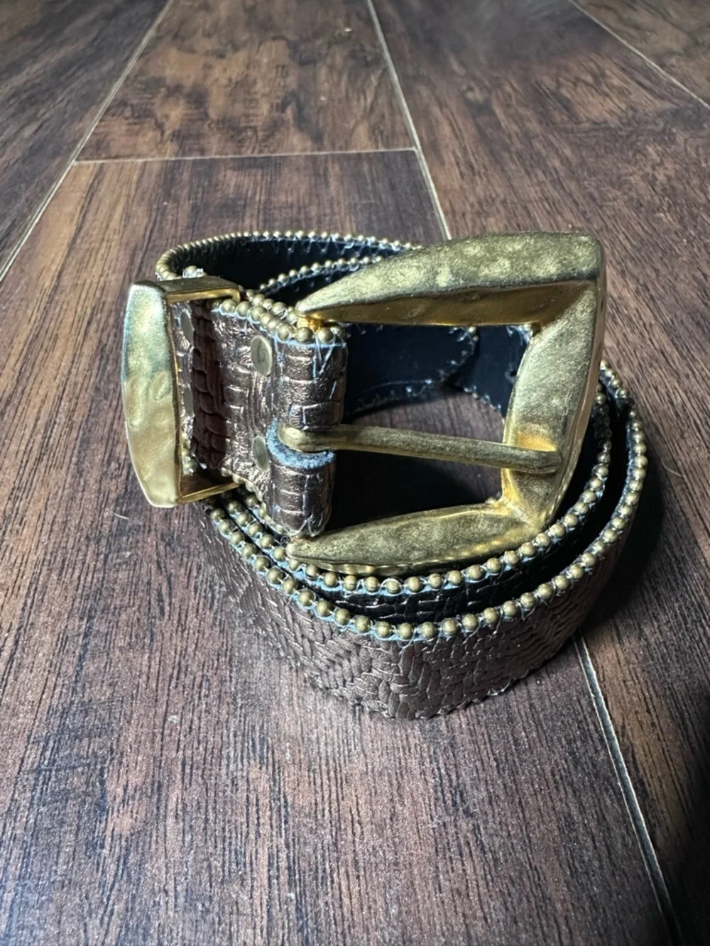 VTG Elite Century Canada Woven Gold Braided Belt